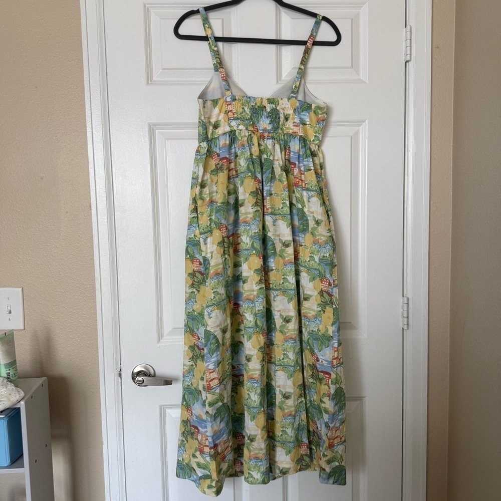Abercrombie Sweetheart Babydoll Maxi Dress Medium Petite - Picture 7 of 15